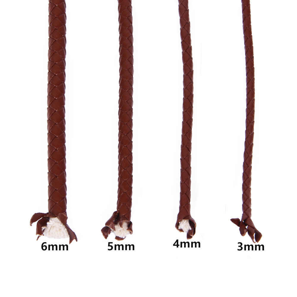 1meter 3mm 4mm 5mm 6mm Round G - Leatherwork Diy recension och pris