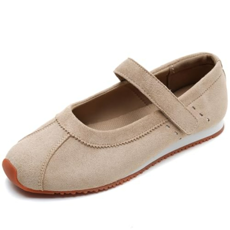 UBFEN Womens Mary Jane Flats S - Leather Work Women Shoes recension och pris
