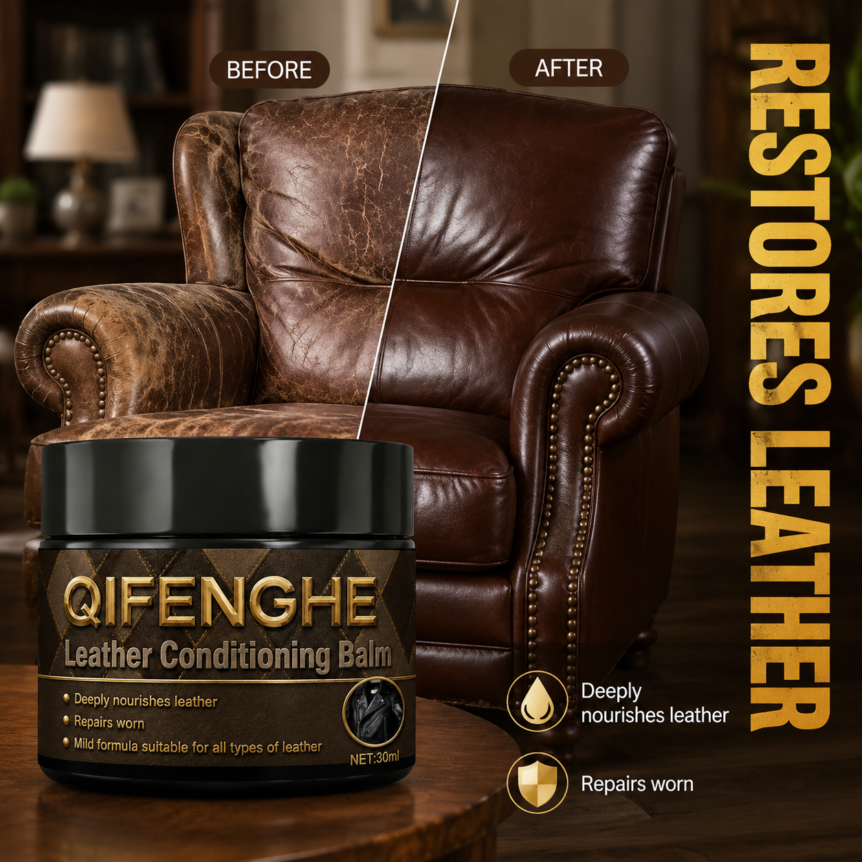 Leather Edge Recoloring Repair - Upholstery Leather Work recension och pris