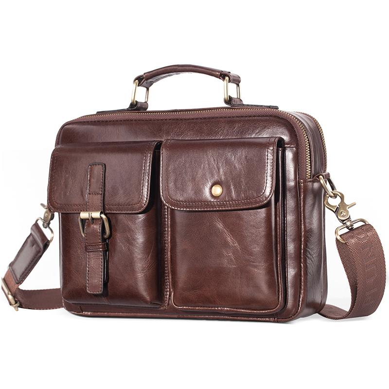 Brand New Cowhide Leather Mess - Leather Work Handbags recension och pris