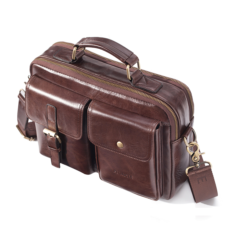 Brand New Cowhide Leather Mess - Leather Work Handbags recension och pris