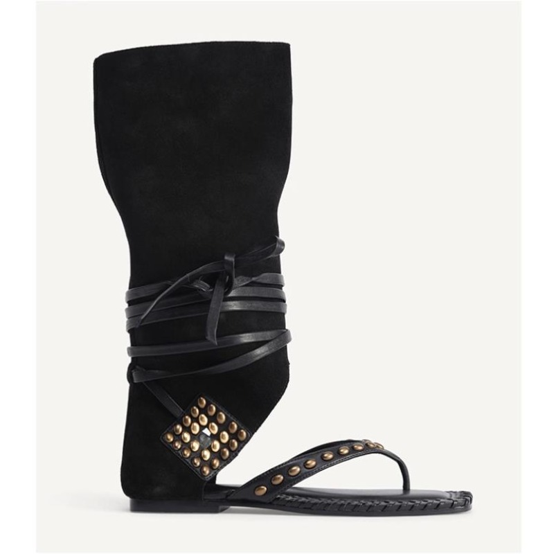 Summer Flat with Gladiator San - Leatherwork Rivets recension och pris