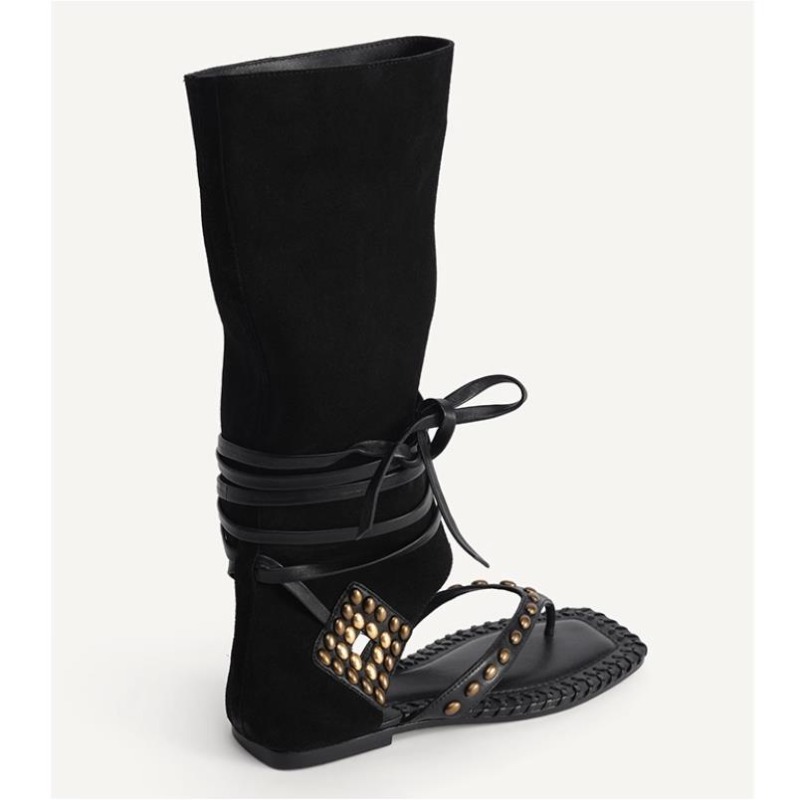 Summer Flat with Gladiator San - Leatherwork Rivets recension och pris