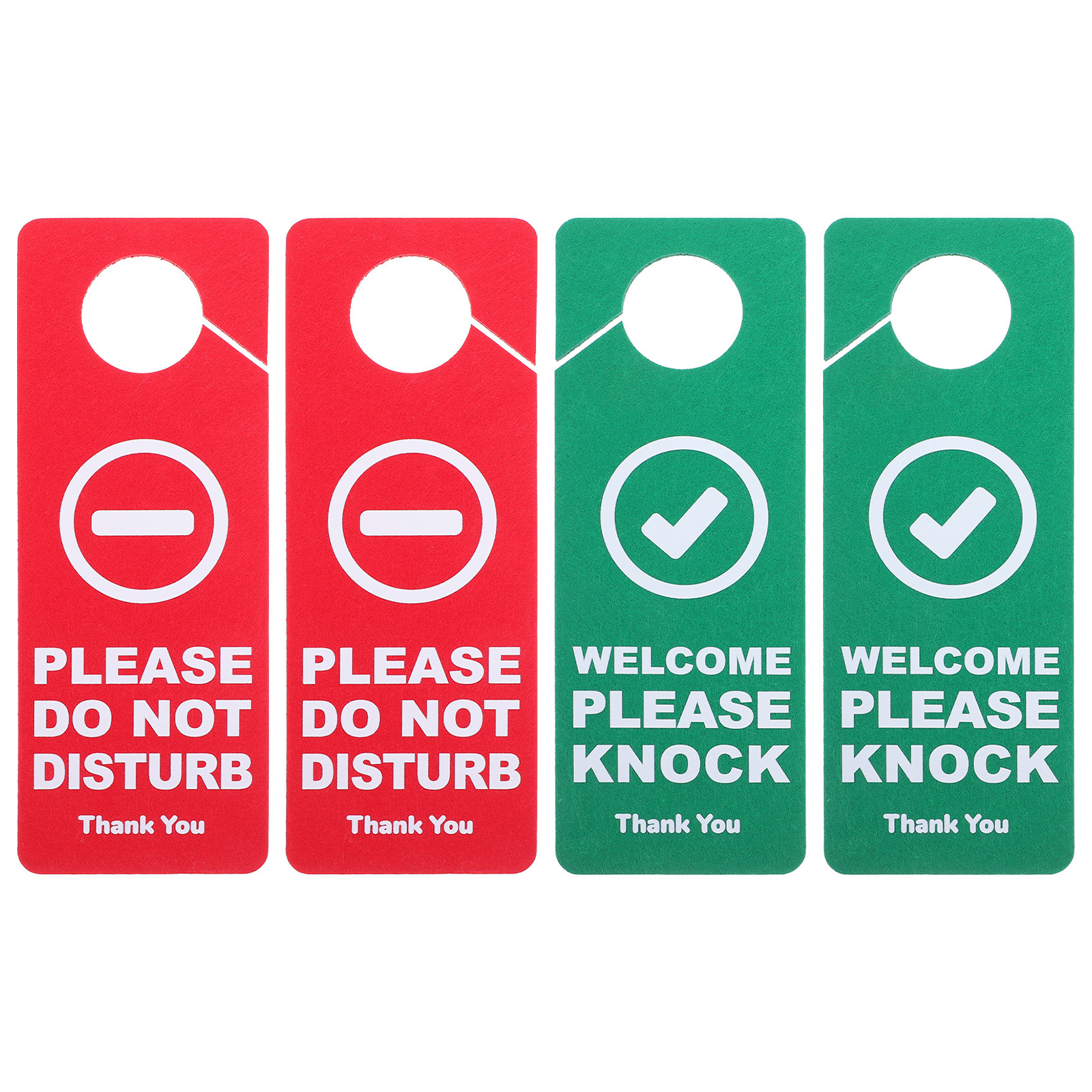 4Pcs Felt Door Hanger Sign Do  - Leatherwork Classes recension och pris