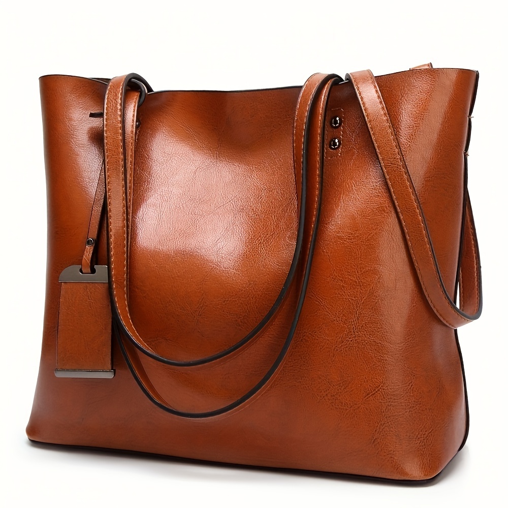 Fashionable Classic Retro Leat - Leather Work Handbags recension och pris