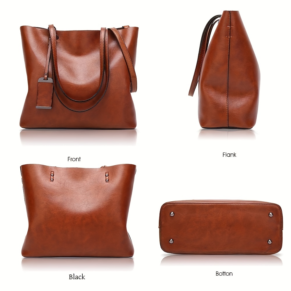 Fashionable Classic Retro Leat - Leather Work Handbags recension och pris
