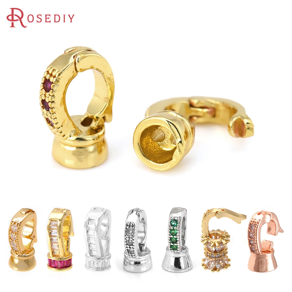 18K Gold Color Brass Zircon Co - Leatherwork Diy recension och pris